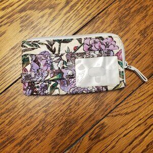 Vera Bradley Zip around Wallet with pockets, phone slot. Purple, Excellent Con!